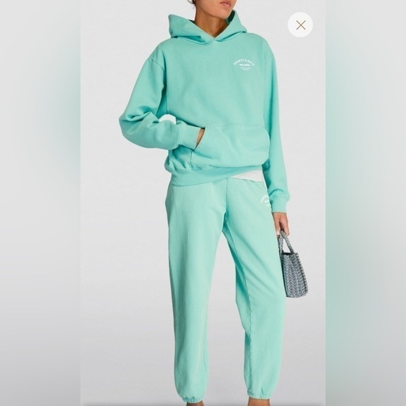 - 🆕SPORTY & RICH
Green 'Wellness Studio' Hoodie - Picture 8 of 8